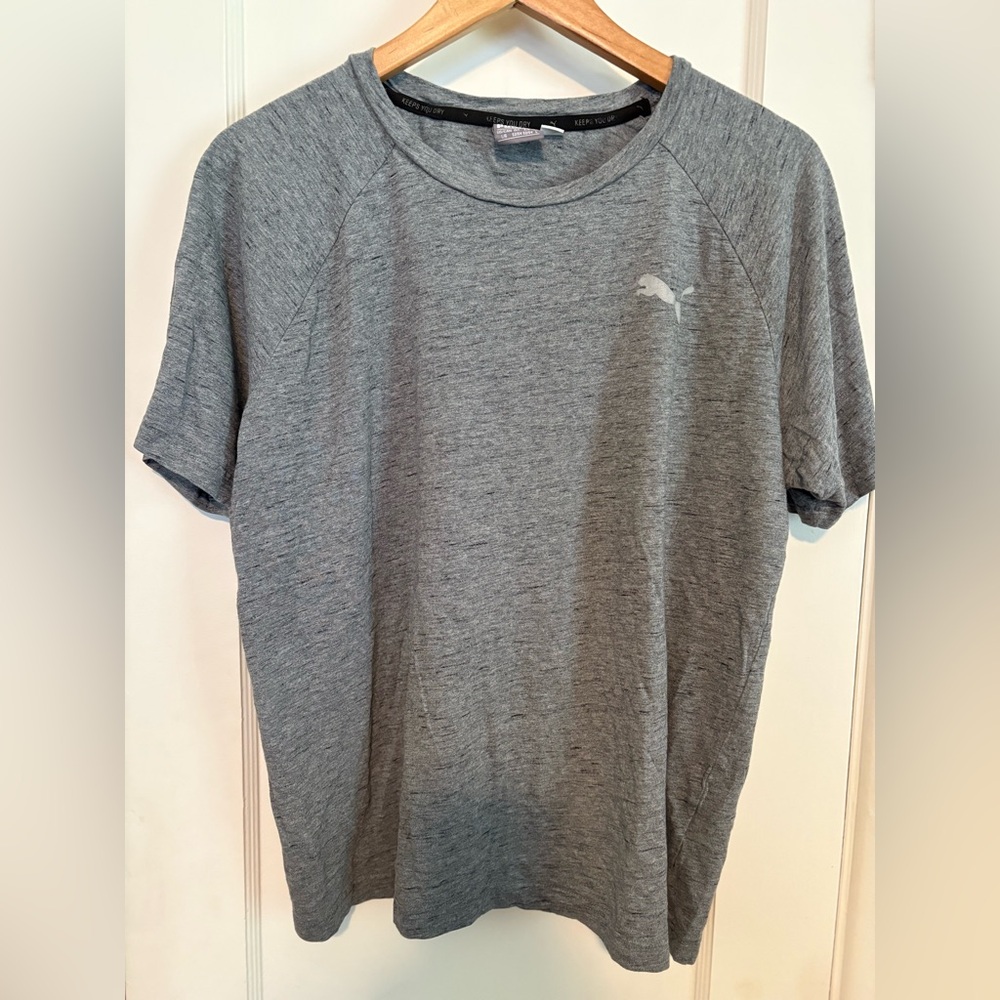 Puma Gray Performance Tee